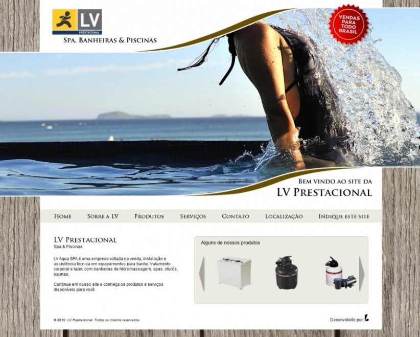 websites - Site LV Prestacional