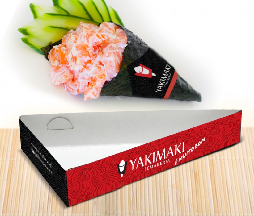 identidade visual - Porta temaki para Yakimaki Temakeria