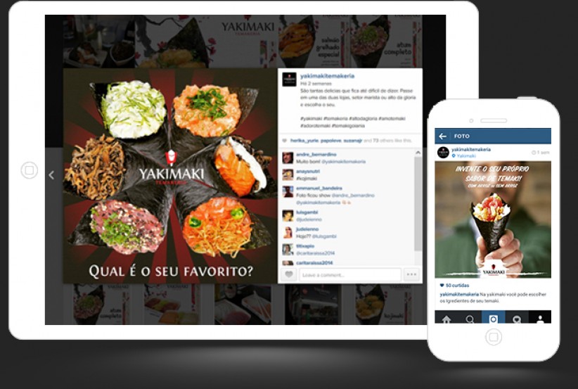 marketing digital - Gerenciamento Conteúdo Instagram Yakimaki