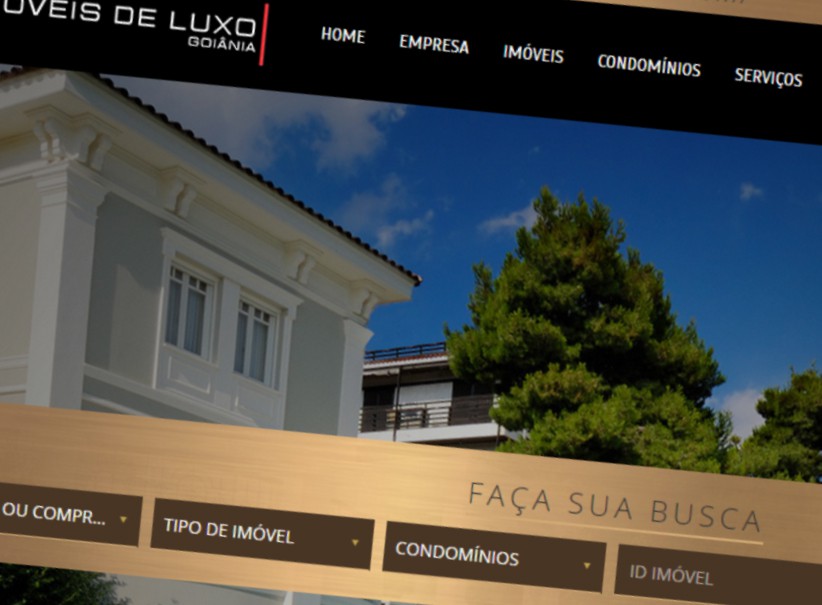 websites - Criação Site Imóveis de luxo