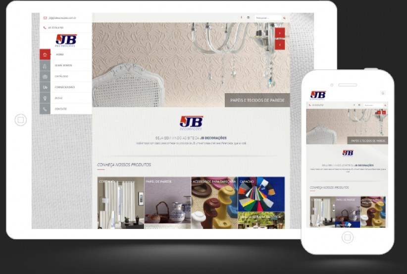 websites - Criação do site JB Decorações